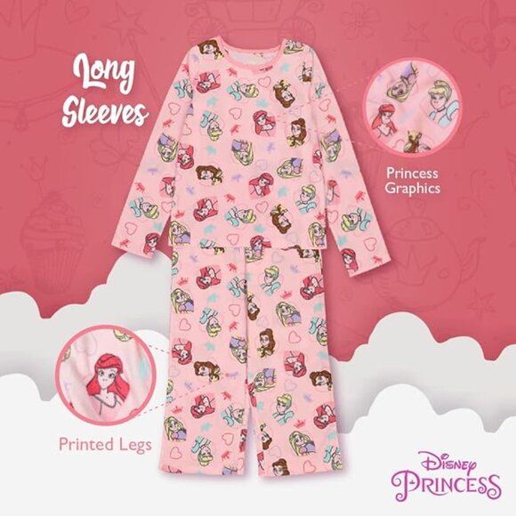 Disney Princess 2-Piece Pajama Set - Picture 8 of 9